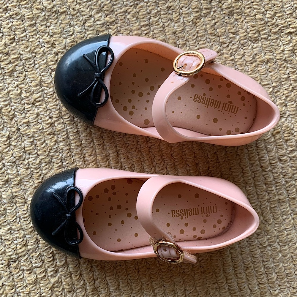 Mini Melissa toddler jelly ballet flats size 7